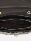 Quilted Shoulder Bag With Chain