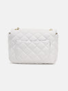 Quilted Shoulder Bag With Chain