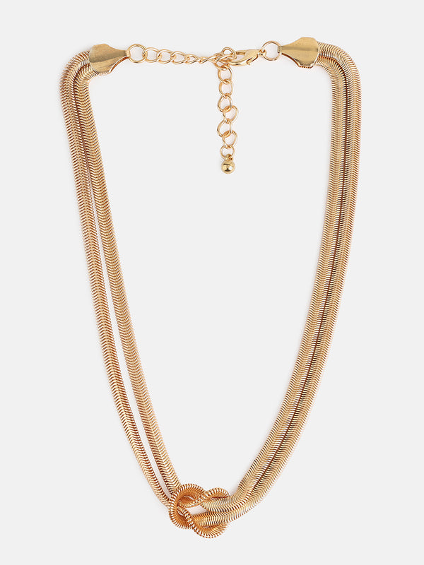 Gold Twisted Neck Choker