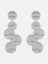 Metal Circular Cluster Earrings