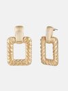 Contemporary Gold Earrings