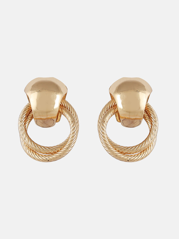 Minimalistic Golden Studs