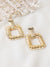 Contemporary Gold Earrings