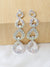 Fall Danglers In Silver