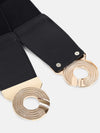 Circular Metal Buckle Belt