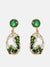 Statement Emerald Earrings