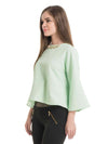 Sanny Neck Embellished Top