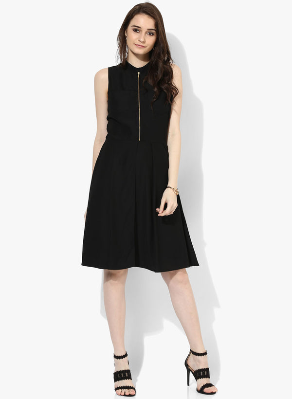 Tweak Dress With Box Pleats