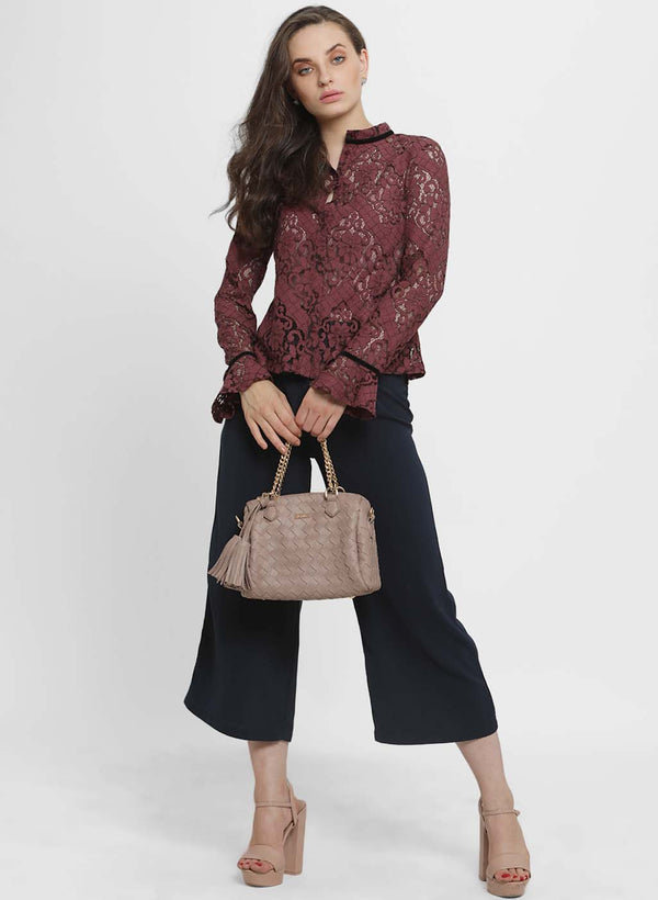 Lorena Lace Collar Shirt