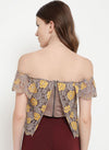 Mellow Musings Off-Shoulder Lace Top