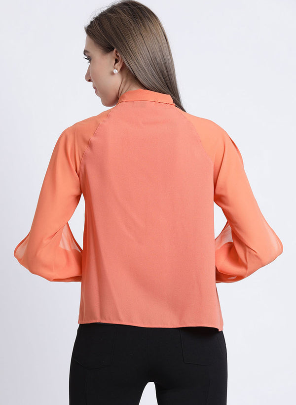 Dream Noir Flared Sleeves Top