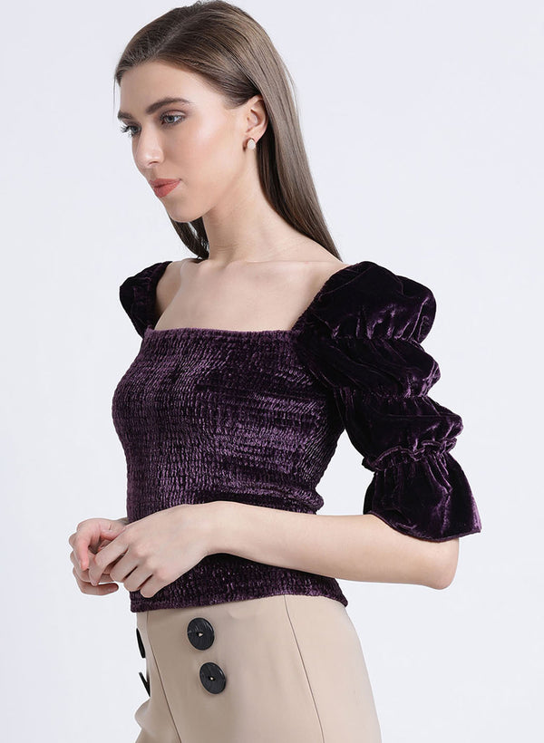 Dream Noir Smocking Top