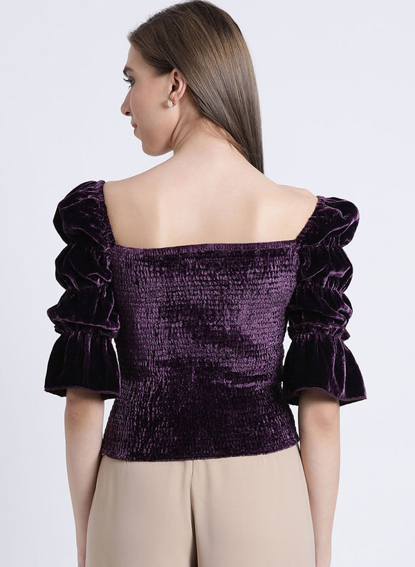 Dream Noir Smocking Top
