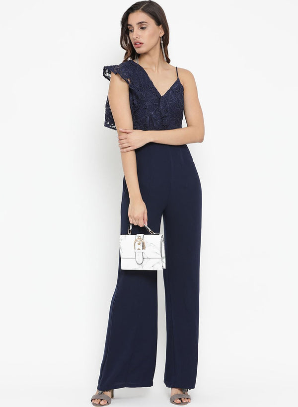 Lace Spagetti Strap Jumpsuit