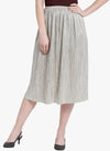 Pleated Midi Skirt