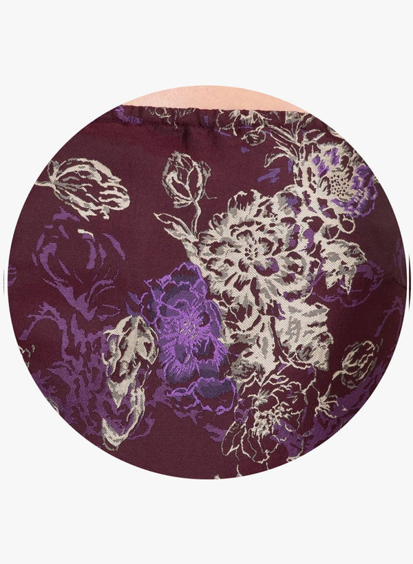 Tube Jumpsuit With Georgette Overlay