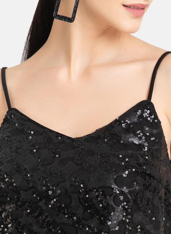 Sequin Singlet Top