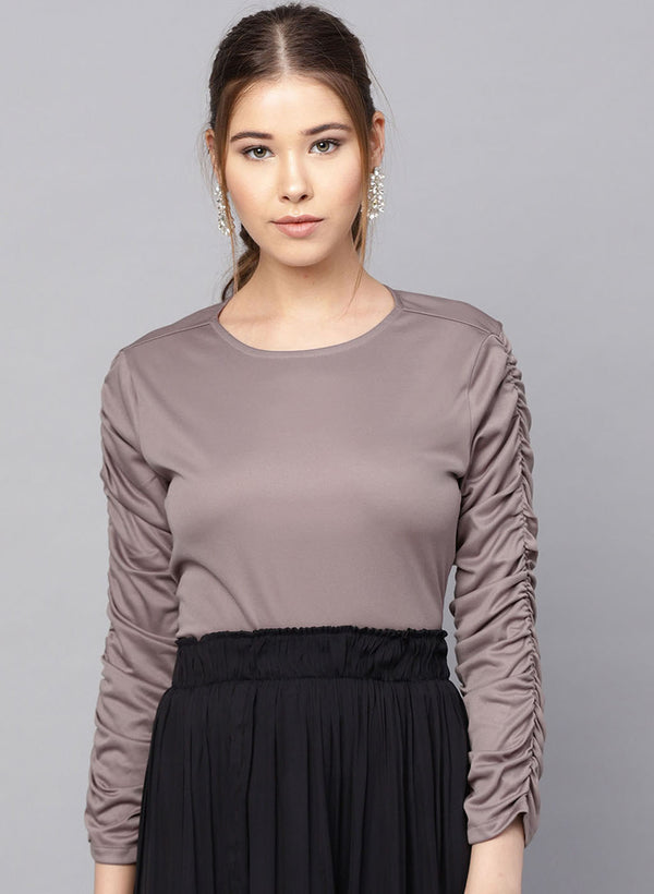 Gathered Sleeves Top