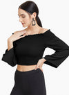 Smocked Off Shoulder Top