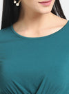 Evergreen Eyelet Top