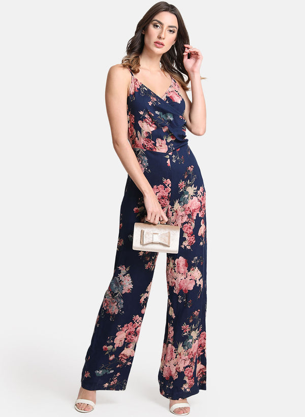 Sleeveless Wrap Jumpsuit