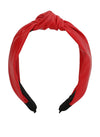 Faux Leather Thin Hairband