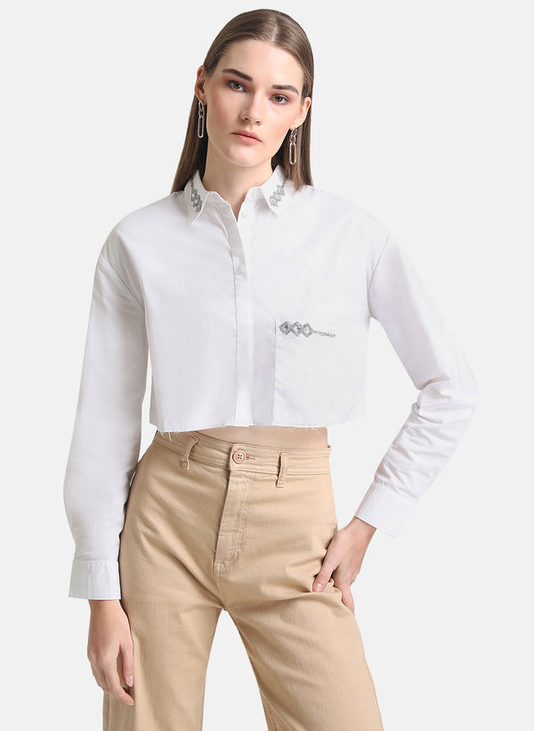 Embellished Boxy Shirt