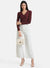 Stretchable Crop Top With Ruching