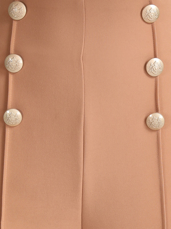 Trouser With Button Detail