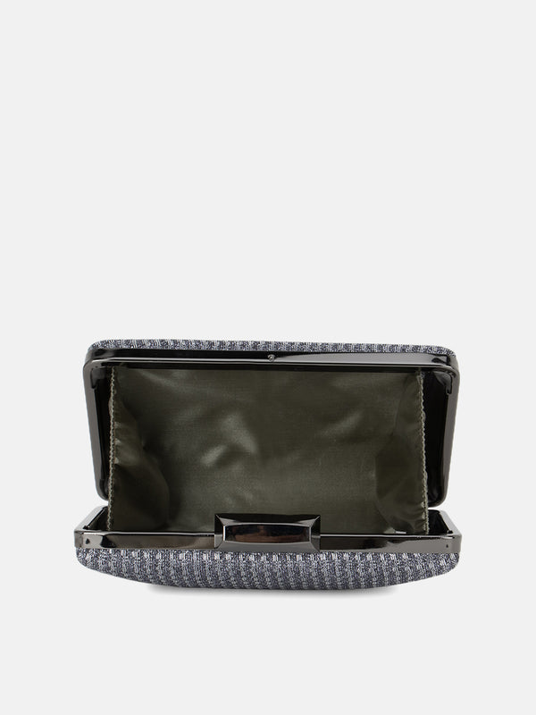 Textured Shimmery Clutch