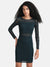 Stripped Lace Mini Dress