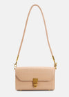 Rectangular Sling Bag Has Structured Flap Style