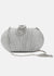 Pleated Sparkle Fabric Clutch