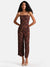 Tonal Jacquard Jumpsuit