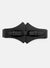 Broad Corset Belt With Double Buckle