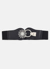 Embelised Flowery Buckle Belt
