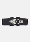 Embelised Flowery Buckle Belt