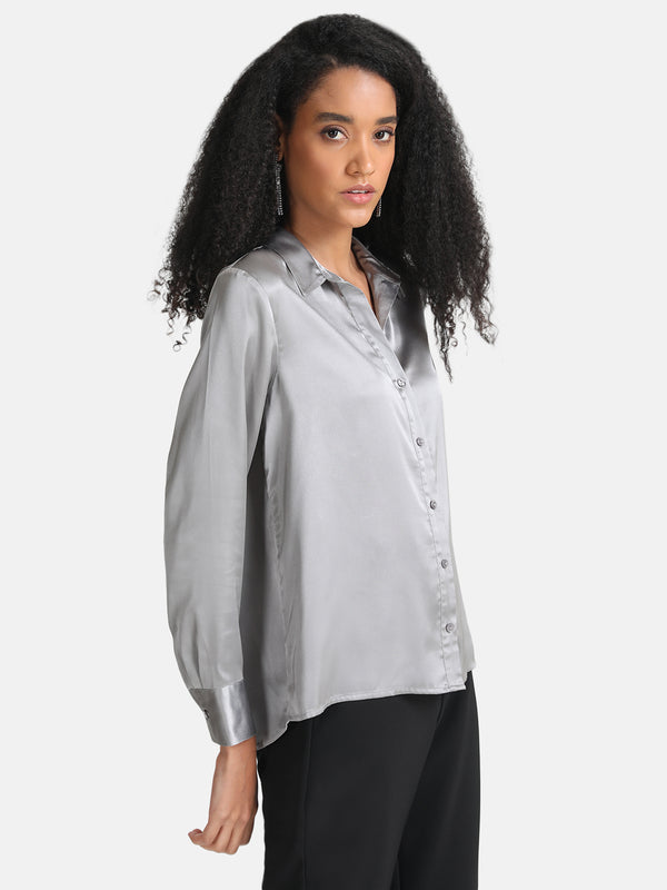 Classic Satin Loose Shirt