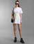 Sweatshirt Dress With Neon Trims