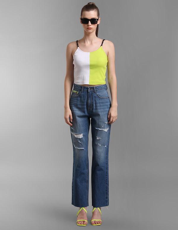 Chain Strap Detail Tank Top