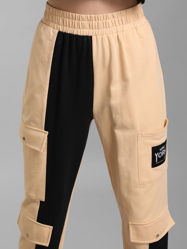 Colour Blocked Utility Joggers