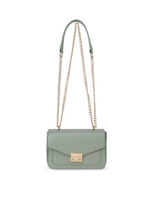 Solid Boxy Sling Bag