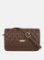 Detail Quilting Sling Bag With Chain Handle