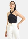 Studded Halter Neck Top