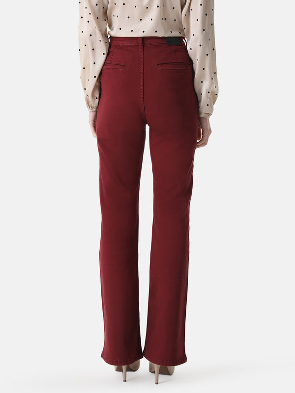 Jeans With Metal Buttons At Pocket