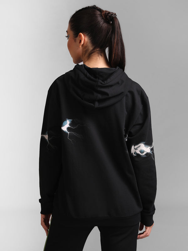 Kz07 Lightning Printed Hoodie