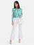 Printed Wrap Top