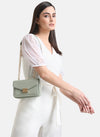 Solid Boxy Sling Bag