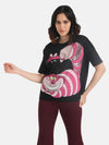 Cheshire CatDisney Printed T-Shirt With Sequin Work