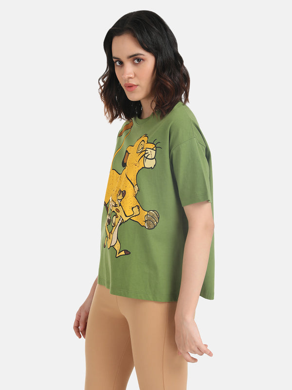 The Lion KingDisney Printed T-Shirt With Sequin Work